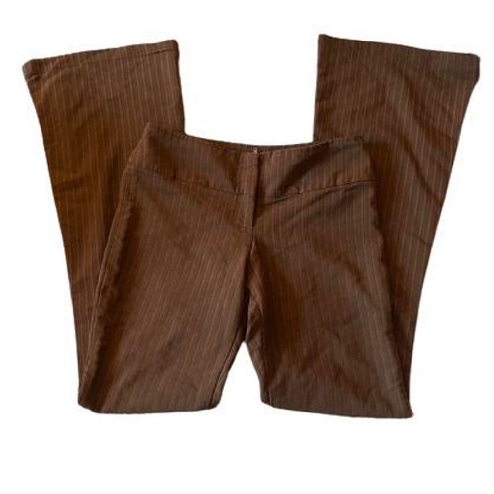 Brown flare pants
